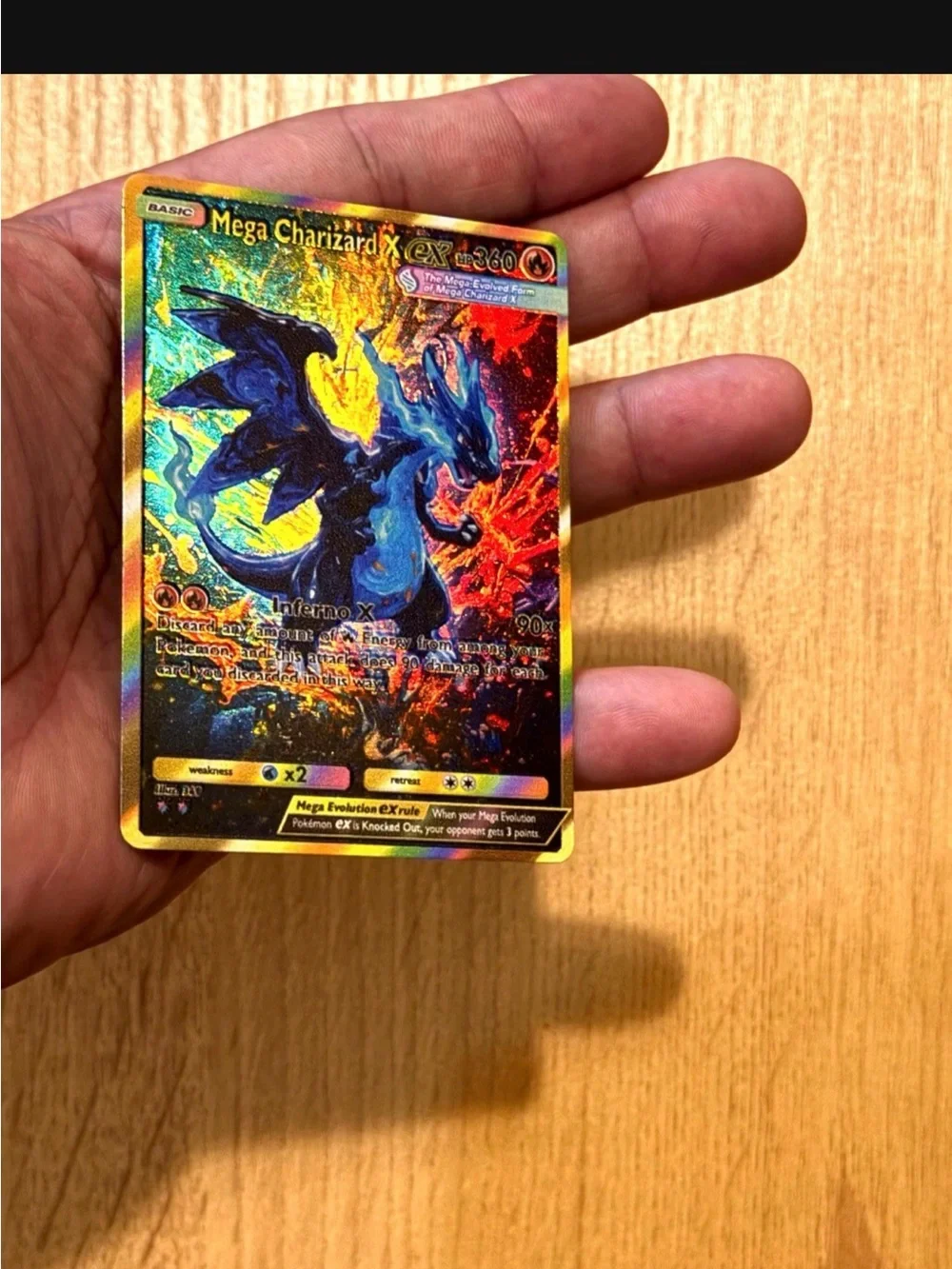 Mega Charizard x EX customized card